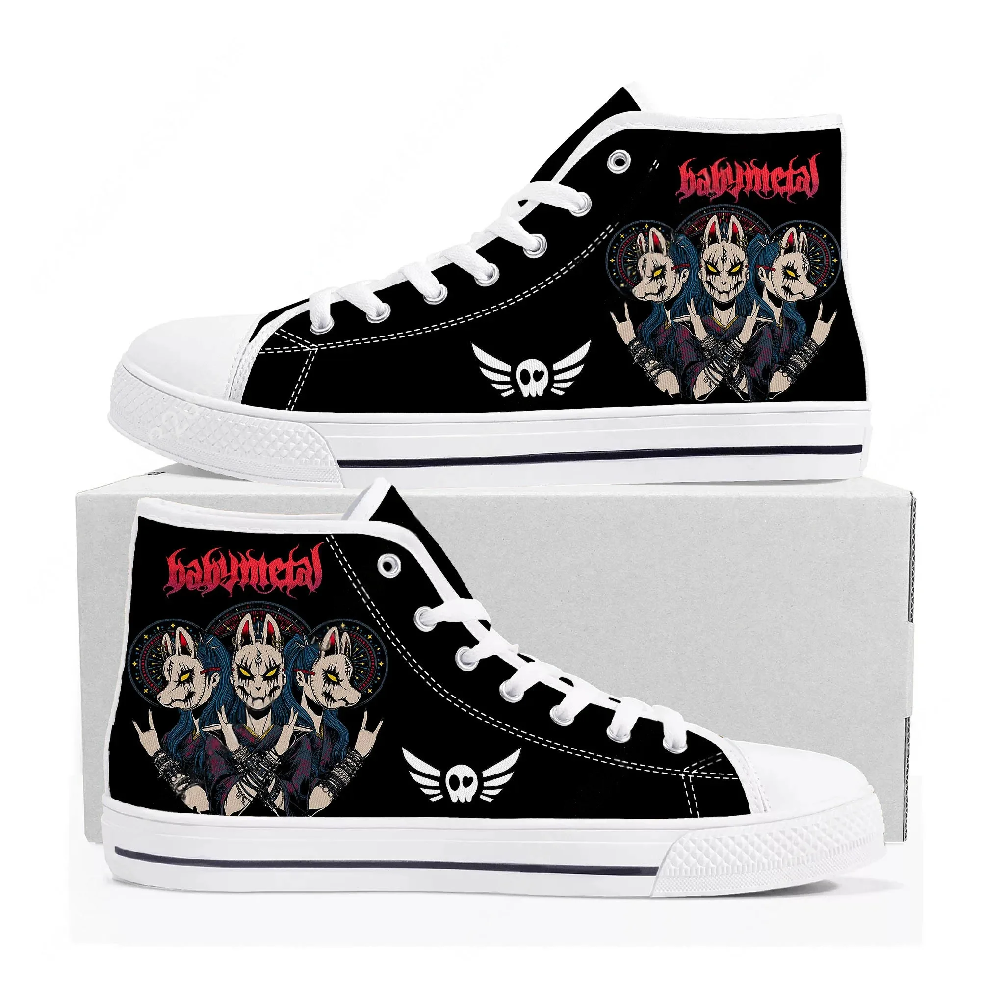Women Shoes Japan - Babymetal Japan Band High Top Shoes