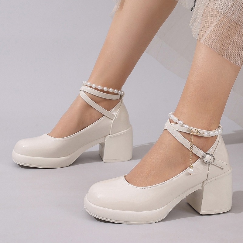 Mary Jane Shoes - New Women Pumps Shoes Fashion Cross