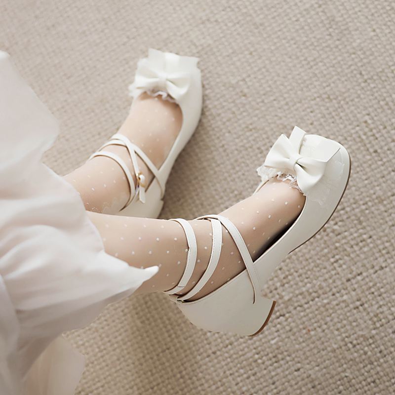 Mary Jane Shoes - SIMLOVEYO Lolita Style Girls Pumps 28