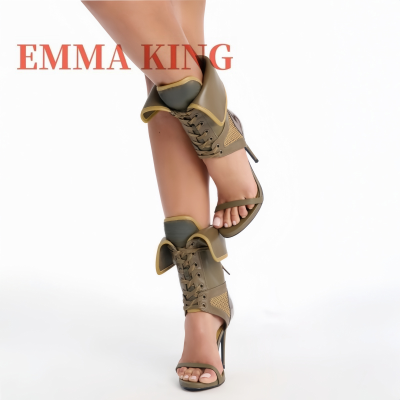 Green Fold Over Ankle High San - огляд і ціна Women Shoes Boots