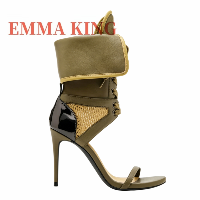 Green Fold Over Ankle High San - огляд і ціна Women Shoes Boots
