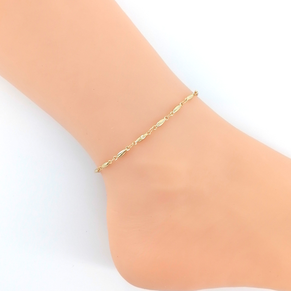 18K Gold Stainless Steel Ankle - огляд і ціна Gold Chain Sandal