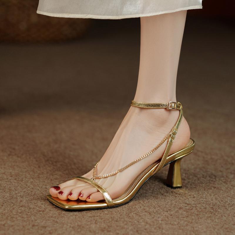 Gold Women's Fashion Sandals,  - огляд і ціна Gold Chain Sandal