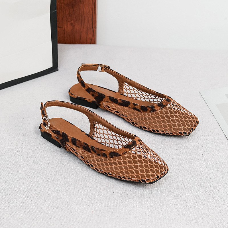Mesh square head slippers bag  - огляд і ціна Women Shoes Japan