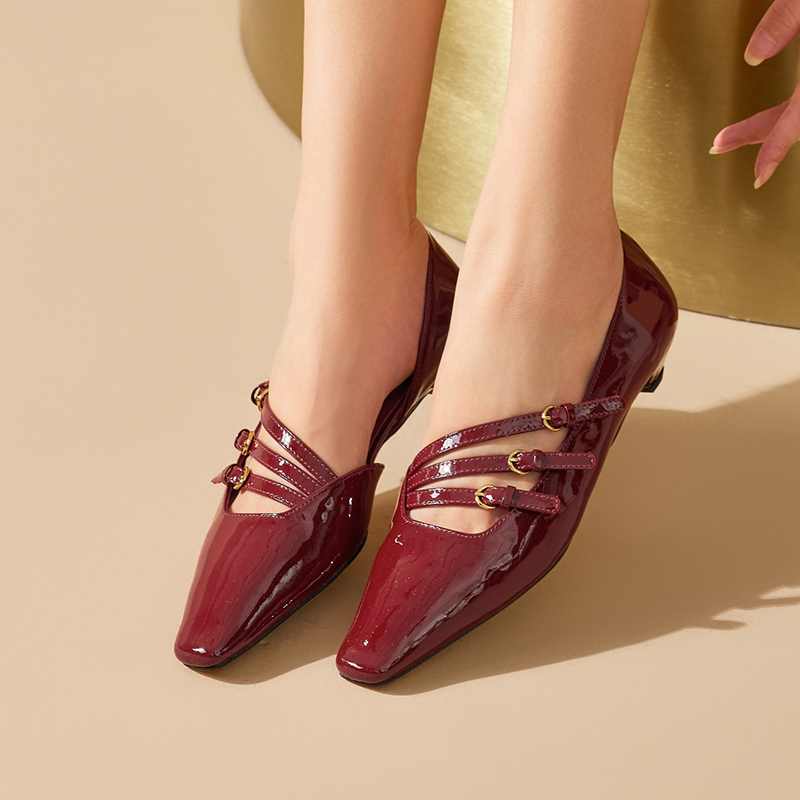 BEAUTODAY Pumps Women Patent L - огляд і ціна Mary Jane Shoes