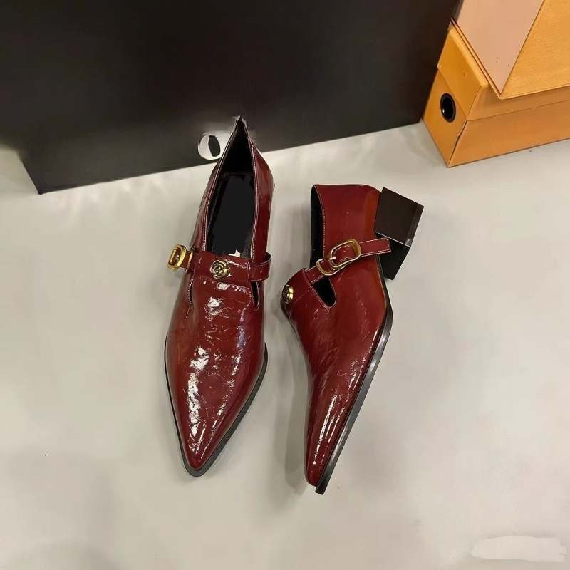 Flat-bottomed Thick-soled Poin - огляд і ціна Mary Jane Shoes