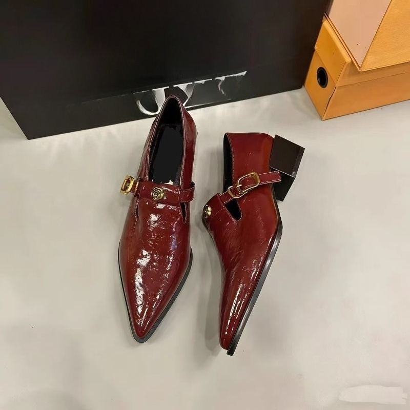 Flat-bottomed Thick-soled Poin - огляд і ціна Mary Jane Shoes