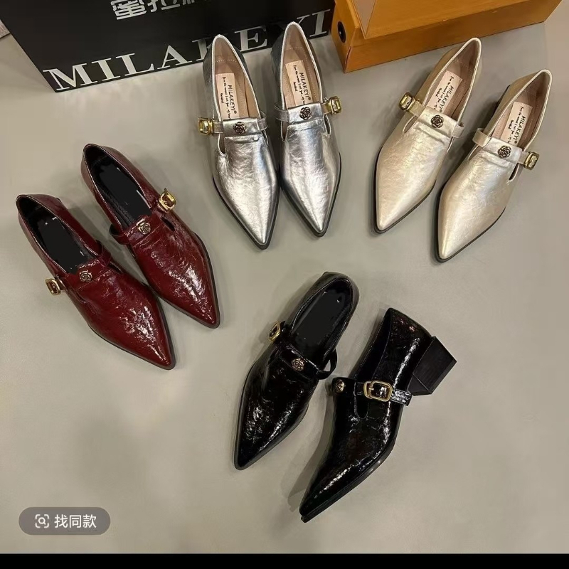 Flat-bottomed Thick-soled Poin - огляд і ціна Mary Jane Shoes