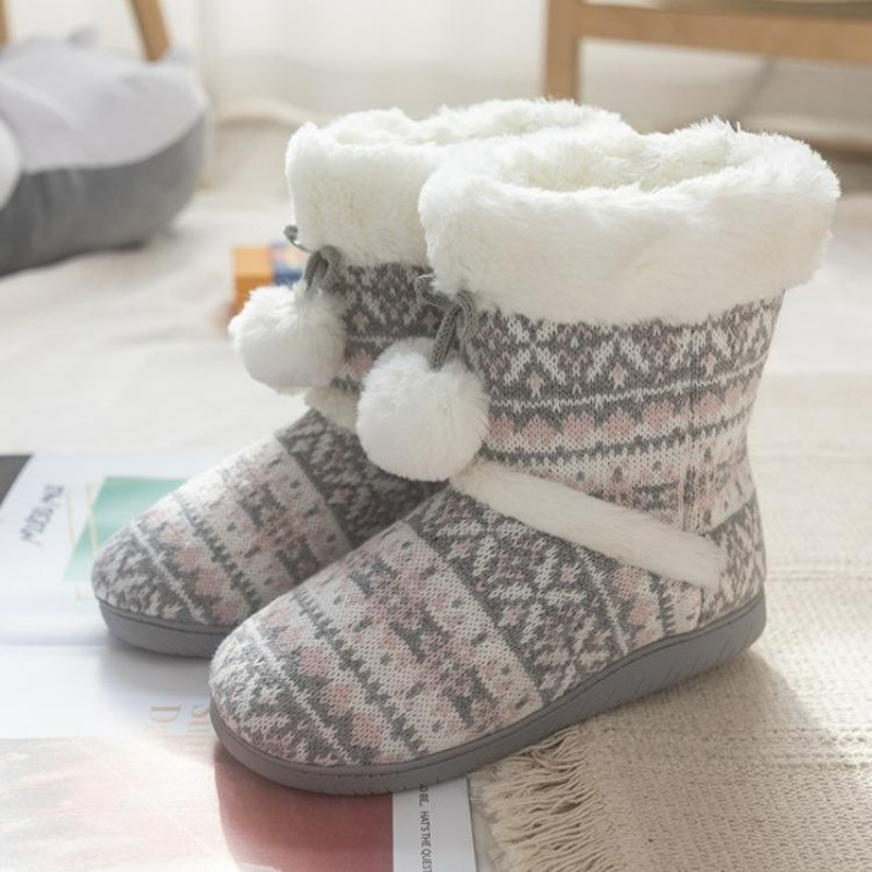 Plush Slippers Boots for Women - огляд і ціна Women Shoes Boots