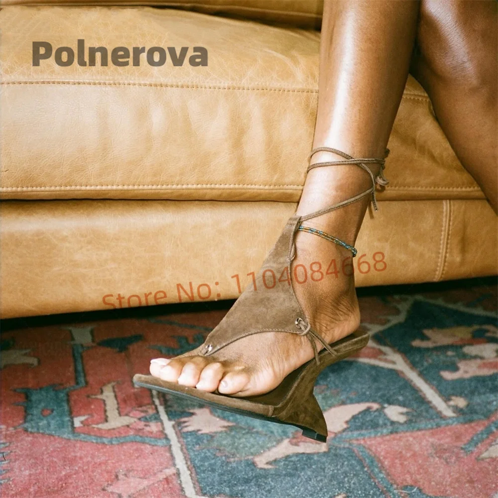 Sexy Brown Suede Sandals for W - огляд і ціна Wedge Heeled Sneaker