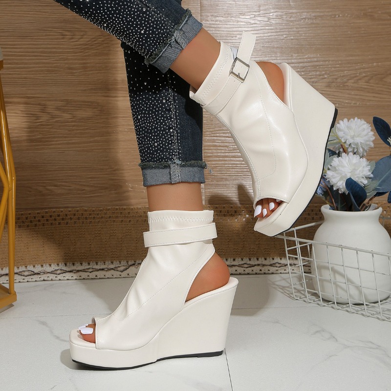 Square Toe Open Toe Platform W - огляд і ціна Wedge Heeled Sneaker