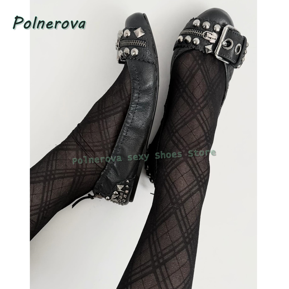 Rivet Belt Buckle Mary Jane Sh - огляд і ціна Mary Jane Shoes