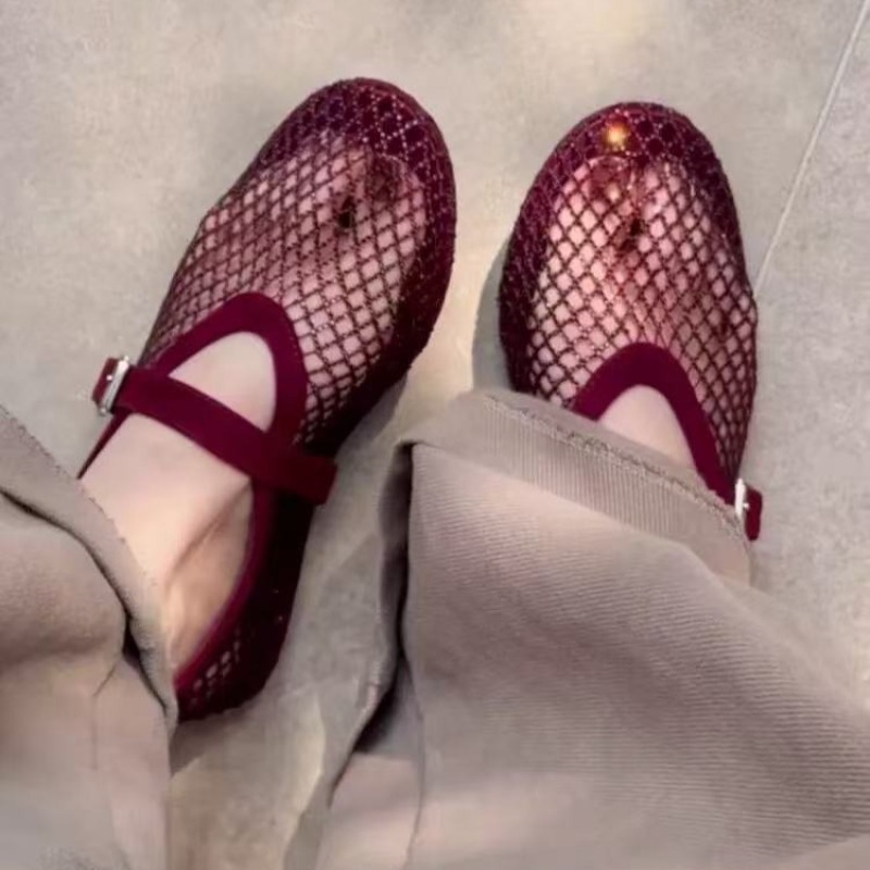 Hollow Rhinestone Baotou Sanda - огляд і ціна Mary Jane Shoes
