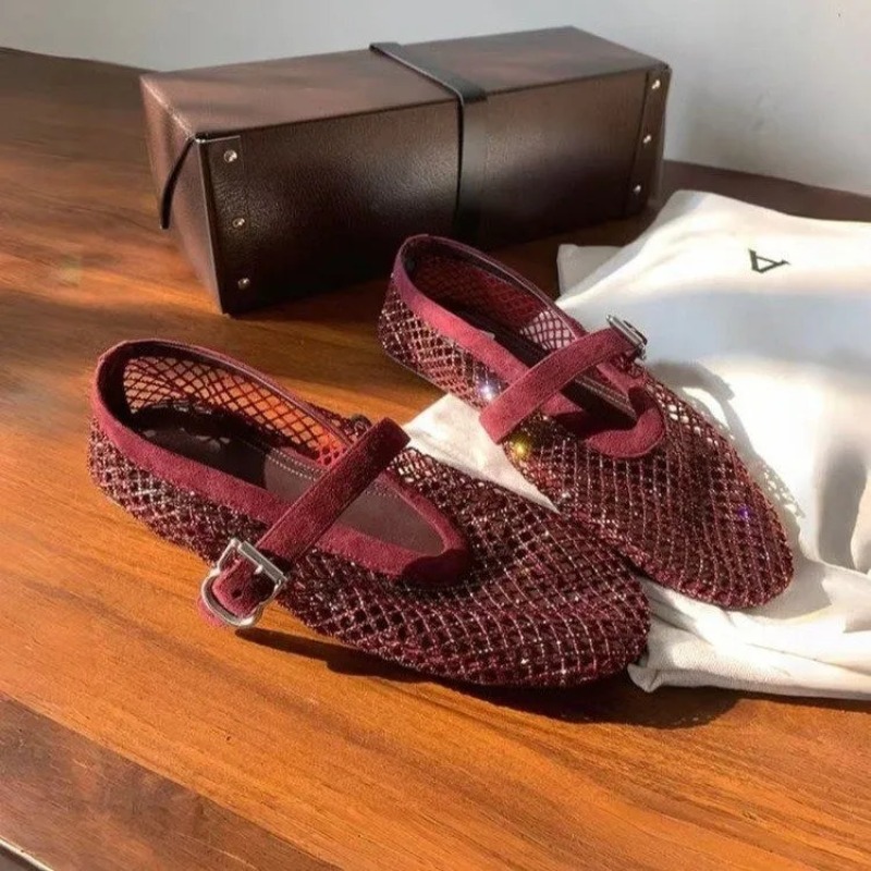 Hollow Rhinestone Baotou Sanda - огляд і ціна Mary Jane Shoes