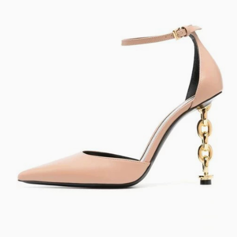 Sexy Gold Chain Heel Pointed T - огляд і ціна Gold Chain Sandal