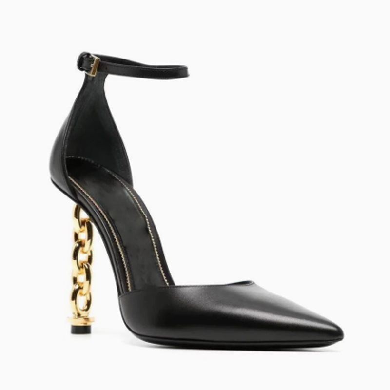 Sexy Gold Chain Heel Pointed T - огляд і ціна Gold Chain Sandal