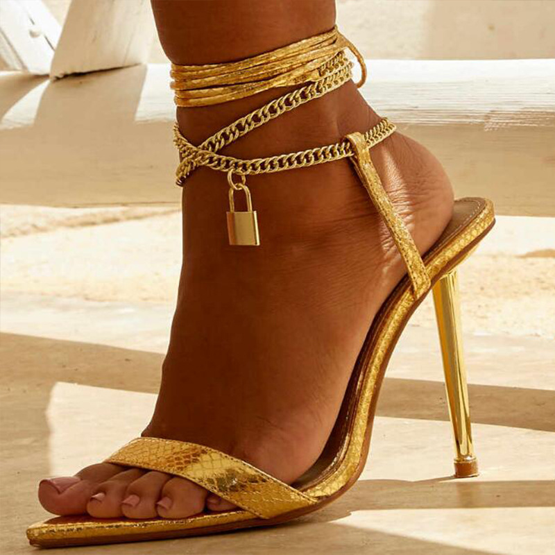 2026 Women's Silver Gold Chain - огляд і ціна Gold Chain Sandal