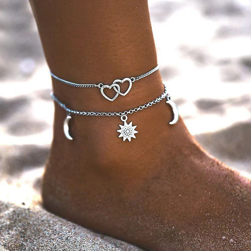 2025 Two layer Chain Heart sha - огляд і ціна Gold Chain Sandal