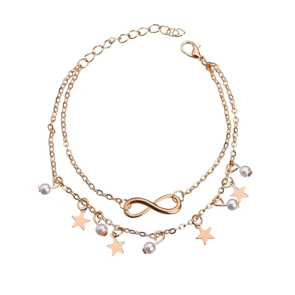 Simple Tassel Double Star Pear - огляд і ціна Gold Chain Sandal