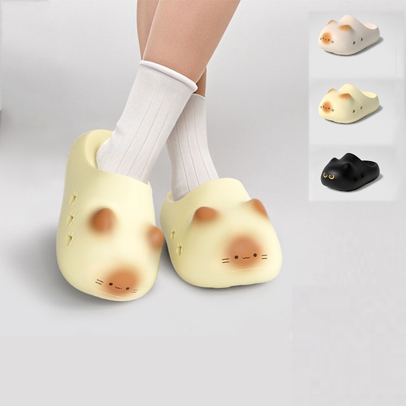 New creative black cat slipper - огляд і ціна Women'S Shoes Cloud