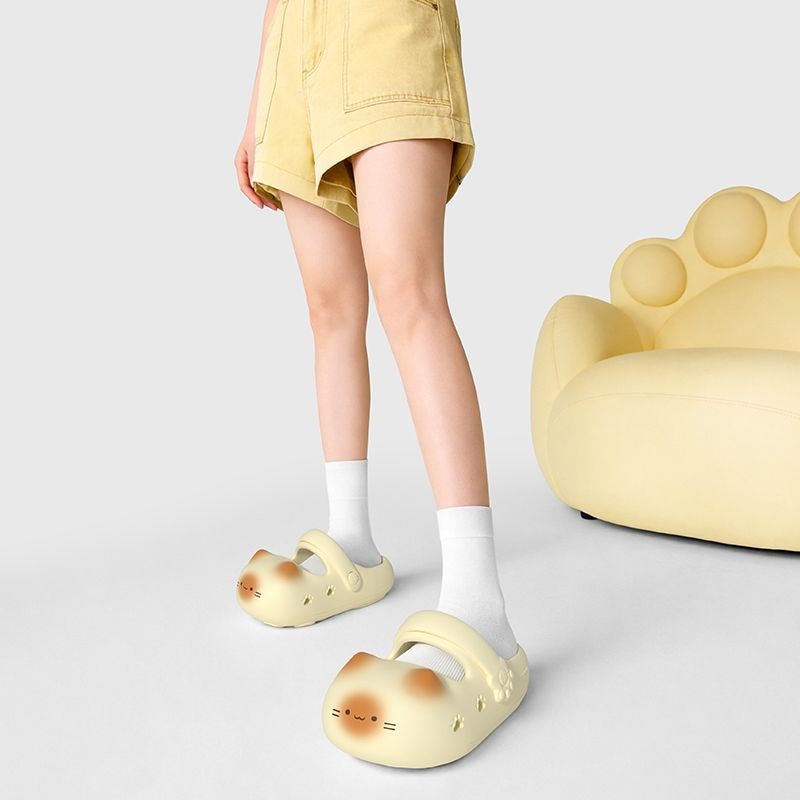 New creative black cat slipper - огляд і ціна Women'S Shoes Cloud
