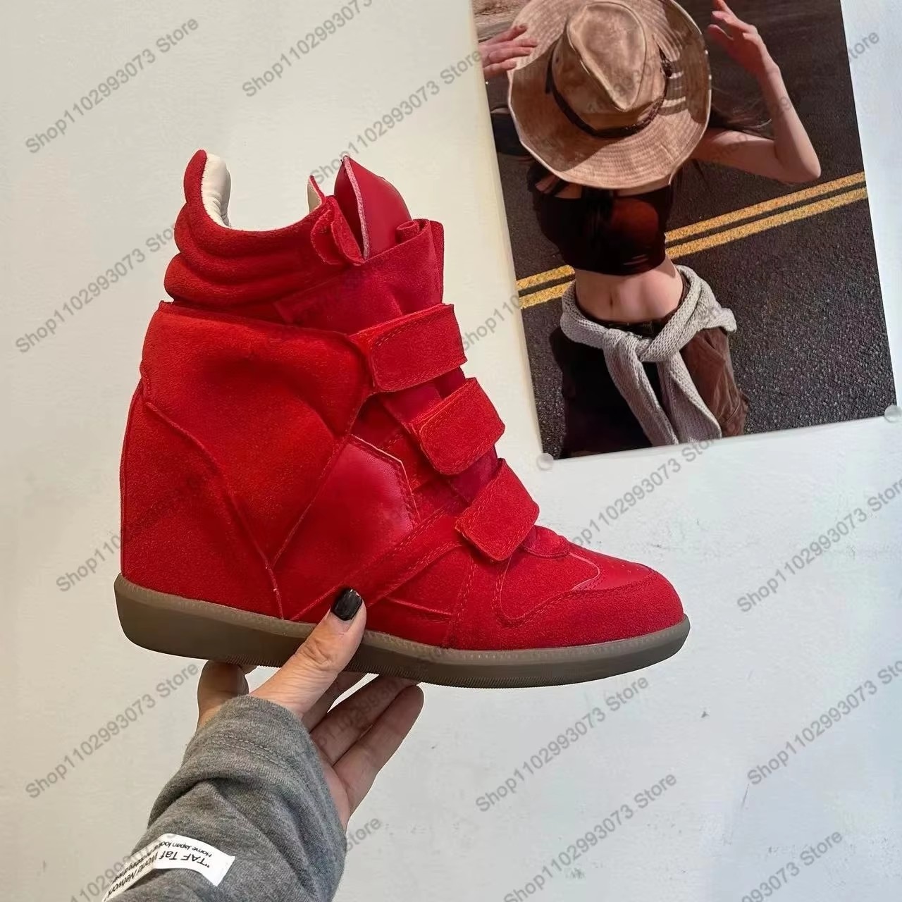 Women Hidden Wedge Heel High‑T - огляд і ціна Wedge Heeled Sneaker